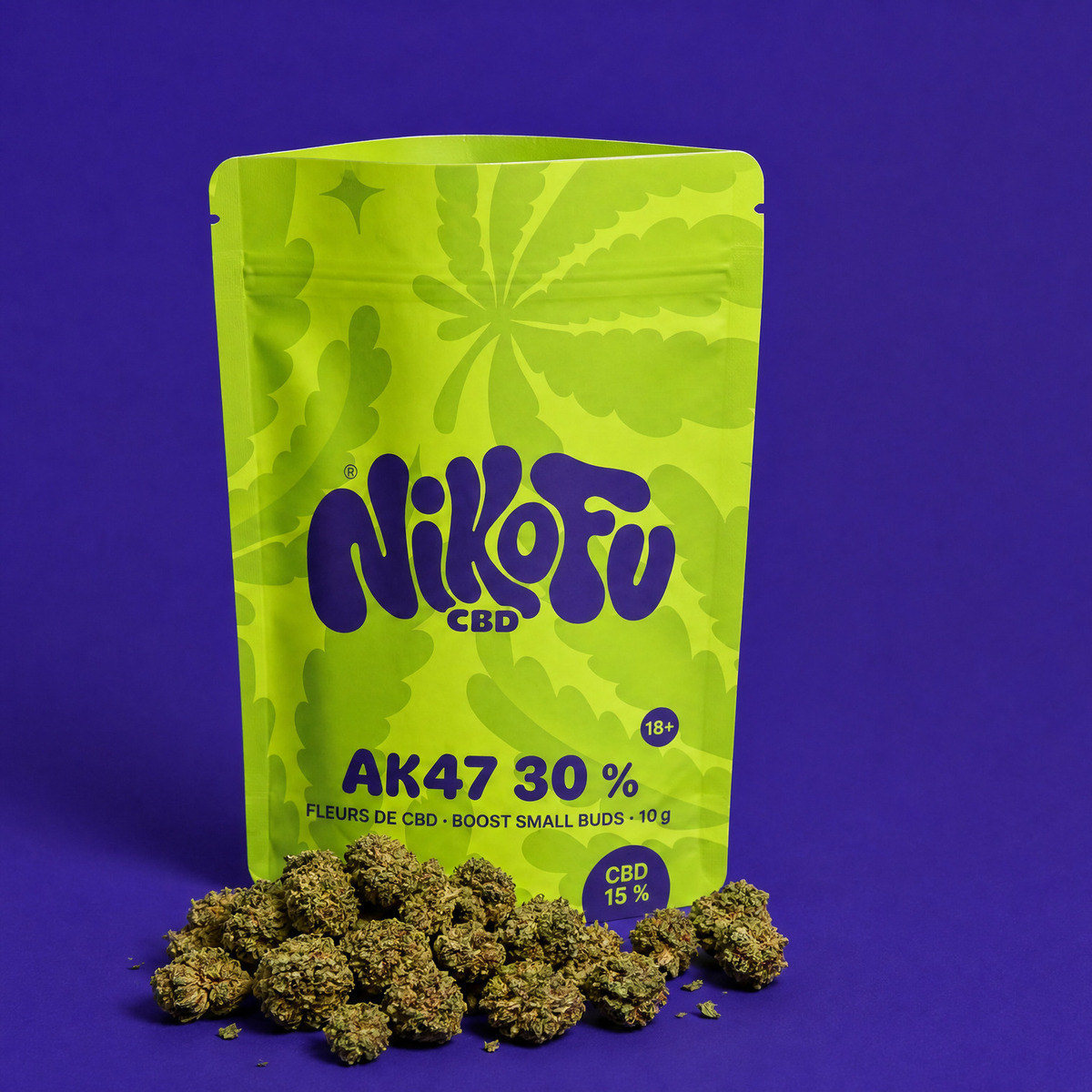 AK47 · Small buds 30 %