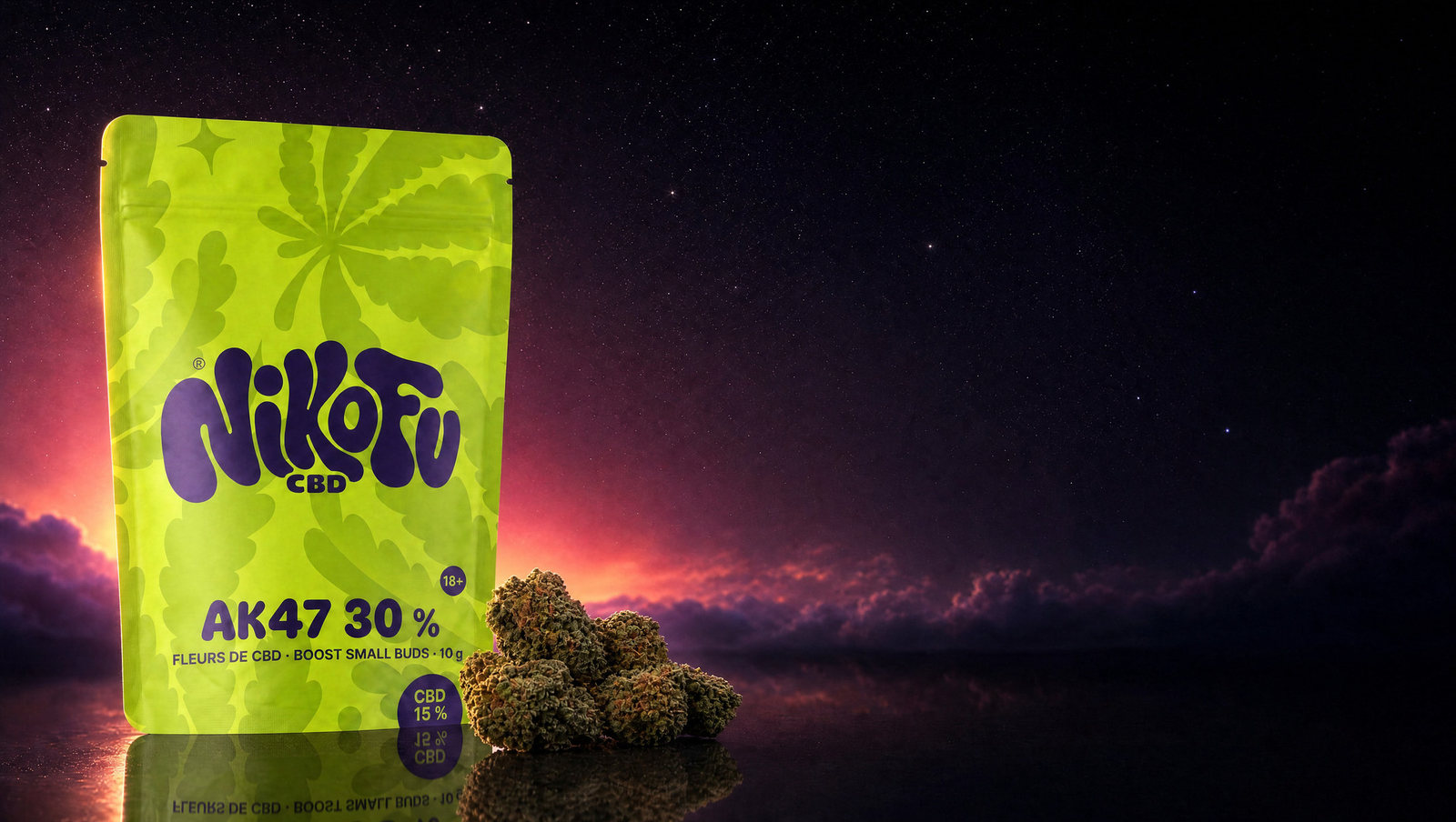 AK47 · Small buds 30 %