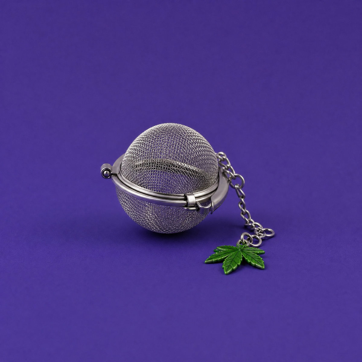 Boule à thé feuille de chanvre