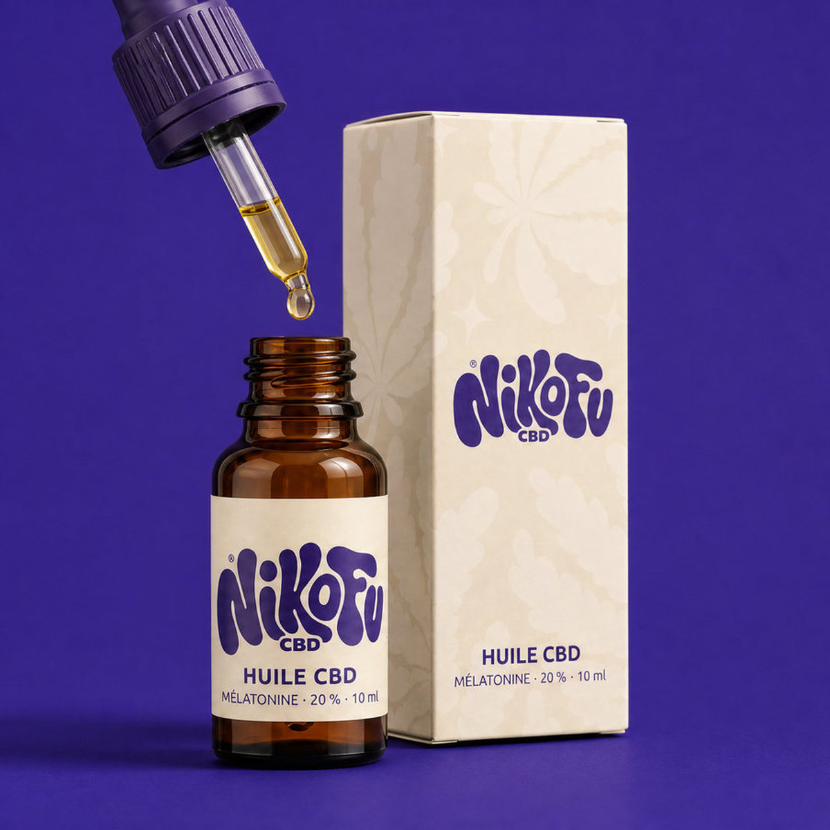 Huile CBD 20 % Mélatonine